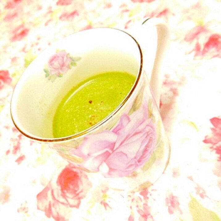 ❤青汁とうぐいすきな粉と生姜蜂蜜の珈琲❤